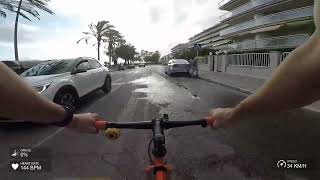 Riding and dodging puddles after the rain  POV single speed [upl. by Alial]