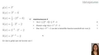 Examen havo B Exponentieel verband  Wiskunjeleren [upl. by Solraced]