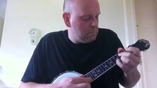 Fast 3rd Movement Beethovens Moonlight Sonata on Banjo uke [upl. by Acirrehs]