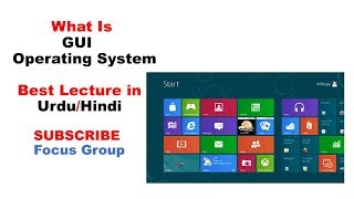 What is Graphical user interface  Operating System  Lecture in UrduHindi [upl. by Suirtimid]