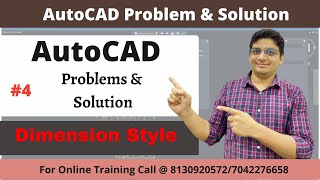 Dimension Text Not Showing in Autocad  AutoCAD Problems amp Solutions  AutoCAD Tutorials by Amit Sir [upl. by Zimmer385]