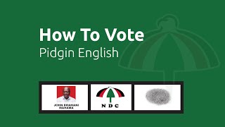 How To Vote  Pidgin English Version [upl. by Ahsilek]