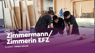 Der Alltag als ZimmermannZimmerin EFZ  Holz macht stolz [upl. by Esinwahs]