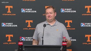 Coach Heupel talks as the Vols prepare to take on South Carolina [upl. by Rafaelita]