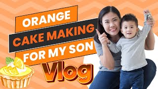 Amazing Orange Cake Recipe  Quick and Easy  VLOG [upl. by Alehcim]