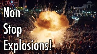 FIREWORK EXPLOSION FESTIVAL  Tultepec Mexico  Extremely Dangerous 2018 [upl. by Shoifet]