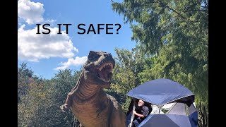 Is it Safe to Camp in a Tent at Dinosaur Valley State Park Texas [upl. by Aiam]