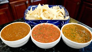 How to make THE BEST Mexican Salsa Roja Recipe  Boiled Fresh Roasted Salsa [upl. by Rollins581]