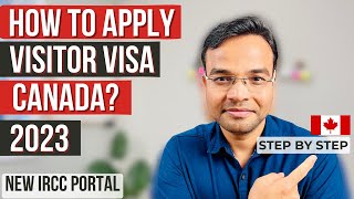 HOW TO APPLY CANADA VISITOR VISA IN 2023 USING NEW IRCC PORTAL  PARENTS  STEPBYSTEP GUIDE [upl. by Eilerua]