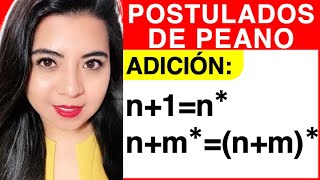 POSTULADOS DE PEANO Ejercicio con los AXIOMAS DE PEANO [upl. by Hild]