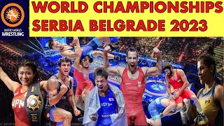 World Wrestling Championships 2023 SERBIA Belgrade  Date Players List men’s and women  freestyle [upl. by Dorison]