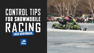 Control tips for snowmobile racing  Zach Herfindahl [upl. by Hollie318]