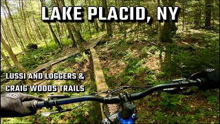 Adirondack Mountain Biking Part 33  Lussi amp Loggers and Craig Woods Trails  Lake Placid NY [upl. by Curkell577]