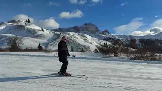 San Cassiano in Badia Pista del Sole 23 Dicembre 2023 [upl. by Edaw]