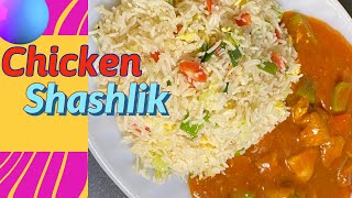 Chicken Shashlik Gravy  Restaurant Style  Egg Fried Rice  Afsheen Jahangir [upl. by Unhsiv387]