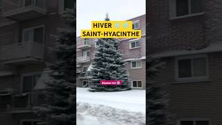 SAINTHYACINTHE HIVER hiver hiver2024 hiverquebec sainthyacinthe neige winter2024 snow [upl. by Atiuqahc]