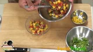 ซัลซ่ามะม่วงน้ำดอกไม้ Mango Salsa [upl. by Nnawaj648]