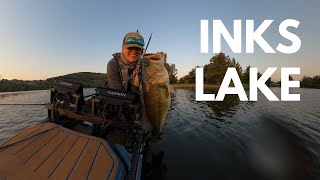 Who knew Inks Lake State Park had GIANT bass [upl. by Sang]