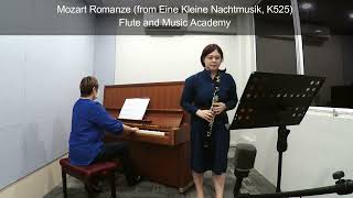 Clarinet ABRSM Grade 4 from 2022 B1 Mozart Romanze from Eine Kleine Nachtmusik K525 [upl. by Najib]