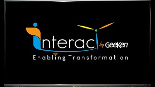 INTERACT by Geeken l Interactive Flat Panel Visual l [upl. by Anerdna523]