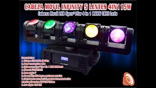 INFINITY 5 Moving Head Bar Light [upl. by Nivla]