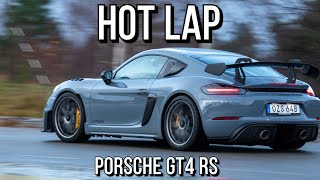 HOT LAP  PORSCHE GT4 RS  SLIPPERY CONDITIONS [upl. by Neerod]