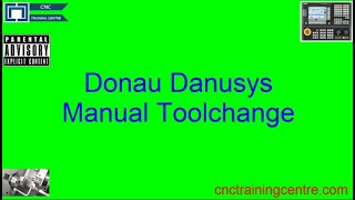 Donau Danusys Manual Tool Change [upl. by Wynne916]