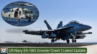 US Navy EA18G Growler Crashes  What We Know So Far [upl. by Aifos]