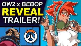 Overwatch 2 x Cowboy Bebop  Collab Reveal Trailer Breakdown [upl. by Eiznikam]