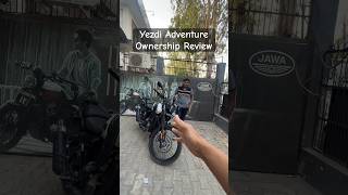 Yezdi Adventure Ownership Review shorts [upl. by Aciretehs]