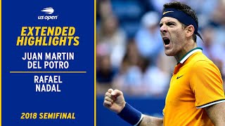 Juan Martin del Potro vs Rafael Nadal Extended Highlights  2018 US Open Semifinal [upl. by Ettedo]