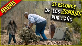 👉 resumen  POR 1 AÑO SE ESCONDE DE LOS INFECTADOS ZOMBIES EN UN BUNKER  Ahora te Cuento [upl. by Armalla]