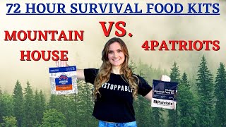 WATCH THIS BEFORE YOU BUY Mountain House meals VS 4Patriots meals [upl. by Nhguav]