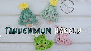 Einen einfachen Tannenbaum häkeln  Amigurumi Tannenbaum für Weihnachten [upl. by Siuluj]