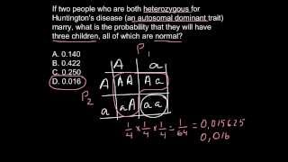 Huntingtons disease and law of probability [upl. by Maddocks]