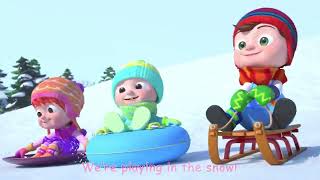 Winter Song Fun in the Snow CoComelon Nursery Rhymes Kids Songs Video [upl. by Danie303]