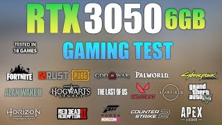 RTX 3050 6GB ： Test in 18 Games RTX 3050 6GB Gaming [upl. by Inga]