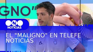 EL quotMALIGNOquot TORRES en Telefe Noticias quotCompito pero también me diviertoquot [upl. by Hcib]