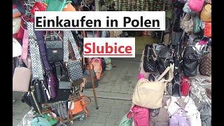 🛒🇵🇱Markt in Slubice  Einkaufen in Polen  shoppingvlog polen slubice polenmarkt [upl. by Ekle656]