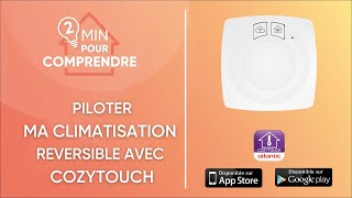 Comment piloter ma climatisation Atlantic Fujitsu depuis lapplication Cozytouch [upl. by Kcarb522]