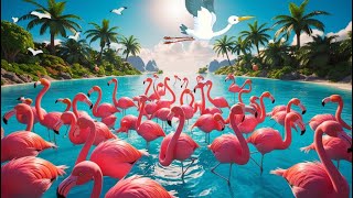 Flamingo Fun  Combined Story amp Song  Kids Song  Children Song  Singalong [upl. by Enelkcaj]