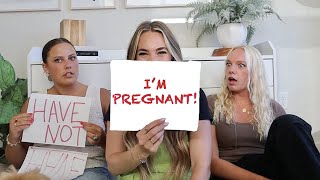 TELLING my BFFs IM PREGNANT [upl. by Eelik671]