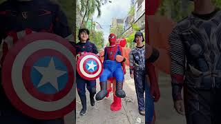 Siêu anh hùng đang đi gỉai cứu thế giới bị chó rượt cười xĩu funny spiderman [upl. by Gitlow]