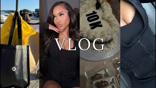 WEEKLY VLOG l ORGANIZING MY VANITY MY COFFEE RECIPE BECOMING A LULULEMON GIRL HAIR APPT  MORE [upl. by Zephan518]