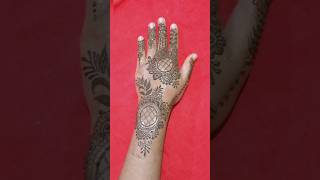 Easy backhand mehendi designmehndiSharmaMehndiDesigner186Rajmehandidesigner [upl. by Enilorak]