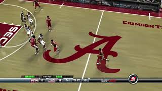 SEC game Mississippi State 96  Alabama 104 [upl. by Atrebla]