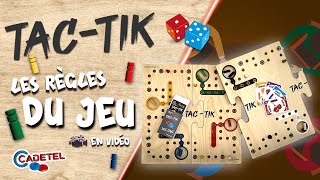 COMMENT JOUER AU JEU DU TACTIK  LES RÈGLES 🎲 [upl. by Gnehp]