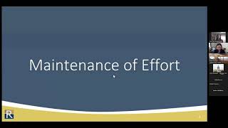 Department of Revenue Maintenance of Effort Reporting 52124 Webinar Recording [upl. by Acul]