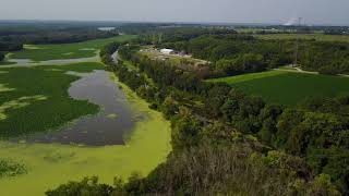 Channahon Illinois  Moose Island  Drone Flight [upl. by Livi]