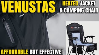 Affordable But Effective  Venustas Heated Apparel amp Camping Chair Review [upl. by Atrebla]